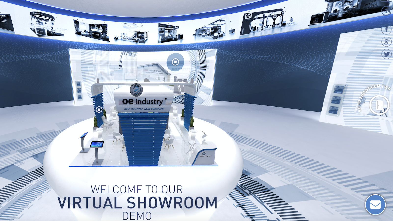 Sala de exposición virtual